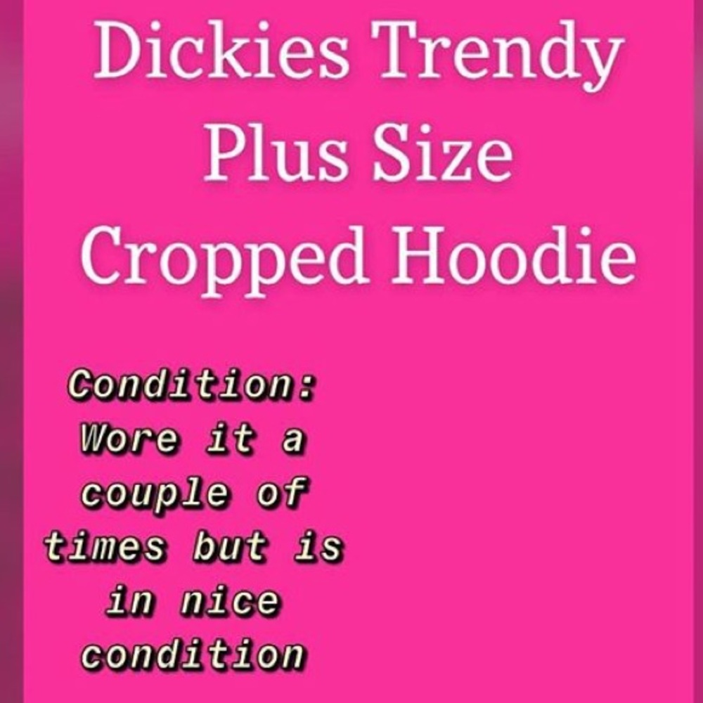 Dickies Crop Hoodie